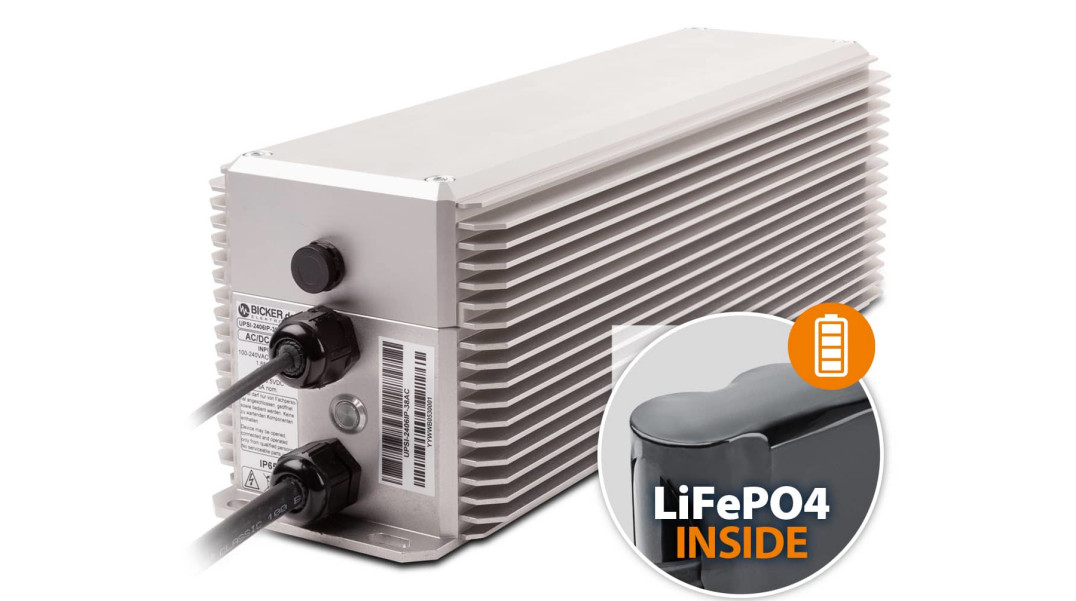 Zasilacz UPS z wyjściem 24 VDC przystosowany do pracy na zewnątrz budynków