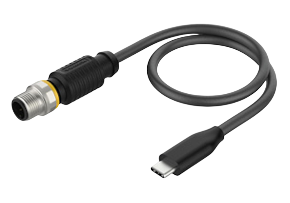 Kabel ładujący z wtykiem M12 i złączem USB