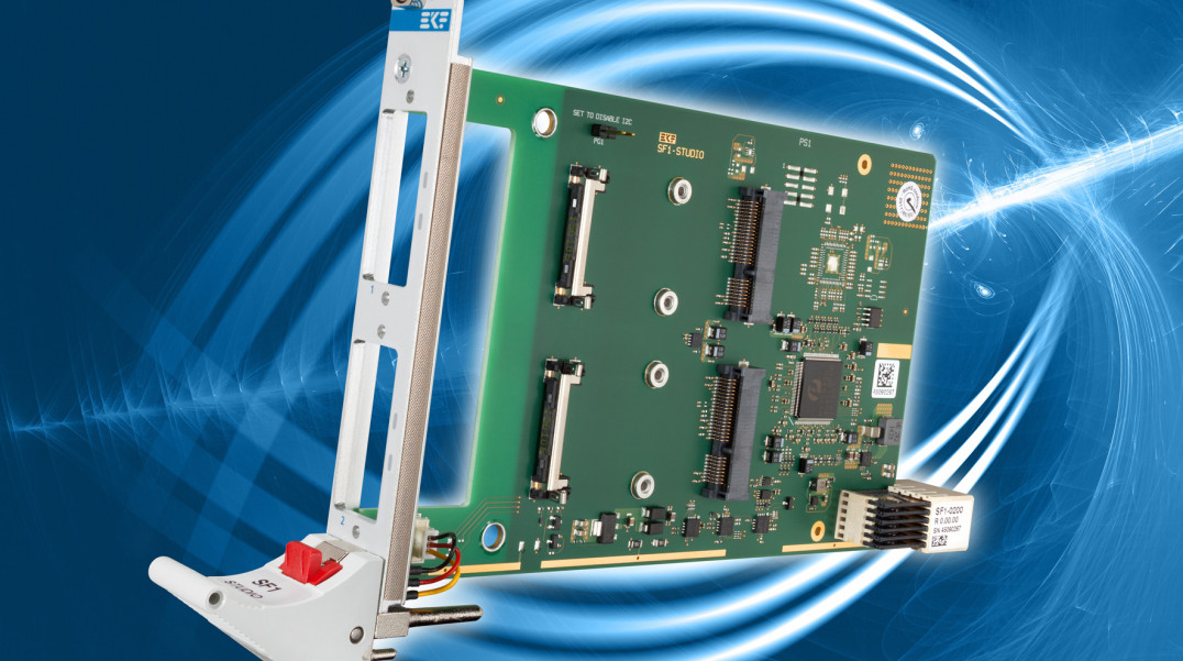 Karta bazowa CompactPCI Serial do montażu adapterów interfejsowych formatu PCI Express Mini