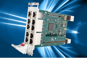 Karta CompactPCI Serial z układem FPGA i 10 portami 100BASE-TX