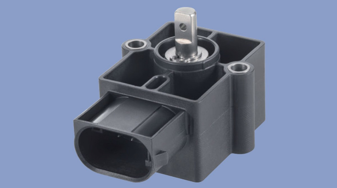 Przetworniki kąta o stopniu ochrony IP69K do zastosowań w pojazdach budowlanych