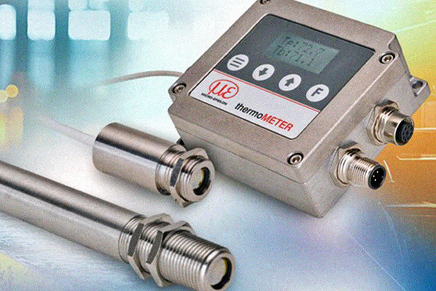 Bezkontaktowe czujniki temperatury na podczerwień - wysokowydajne pirometry przemysłowe Micro-Epsilon 