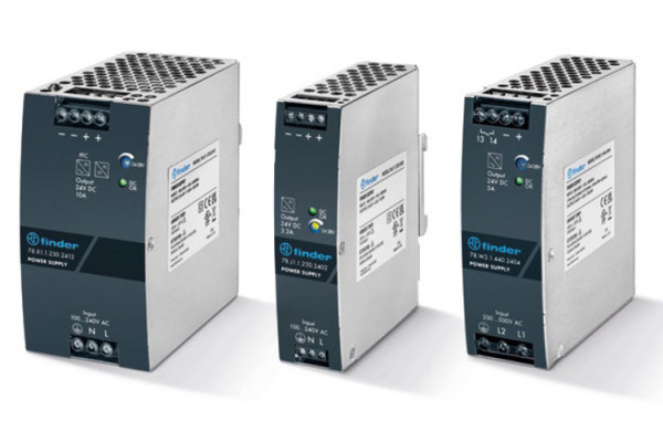 Finder seria 78 Nowe zasilacze impulsowe 1, 2 i 3-fazowe