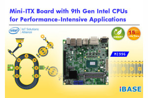 Przemysłowa płyta główna Mini-ITX do współpracy z mikroprocesorami Xeon E i Core 9. generacji