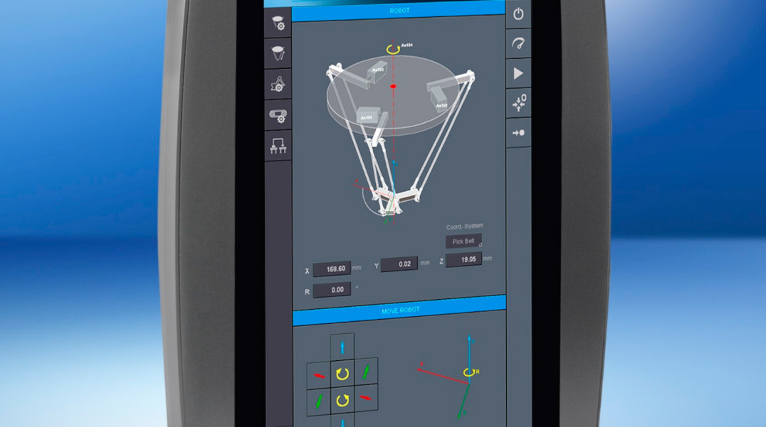 10-calowy panel operatorski z ekranem dotykowym Multitouch i 4-rdzeniowym mikroprocesorem