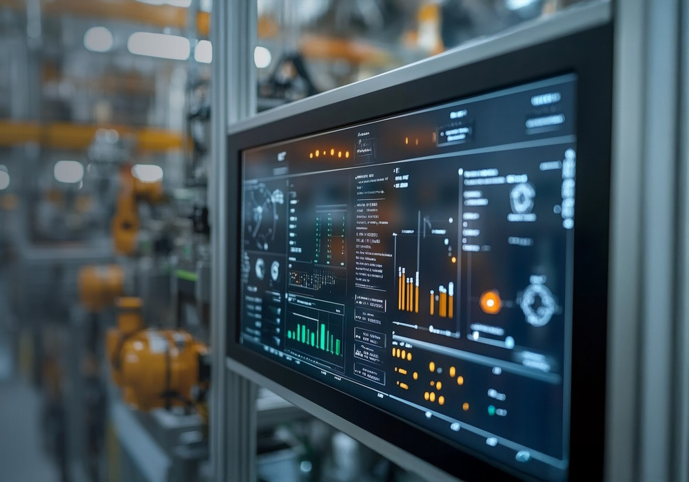 Panel operatorski HMI produkcji ENTE o przekątnej 7"