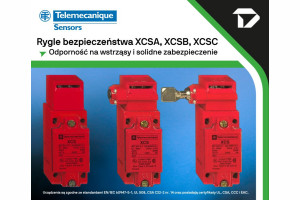 Rygle bezpieczeństwa XCSA, XCSB, XCSC – odporność na wstrząsy i solidne zabezpieczenie