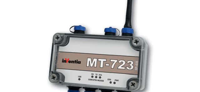 Moduł telemetryczny MT-723 bateryjny rejestrator IP-68 z transmisją SMS/GPRS 