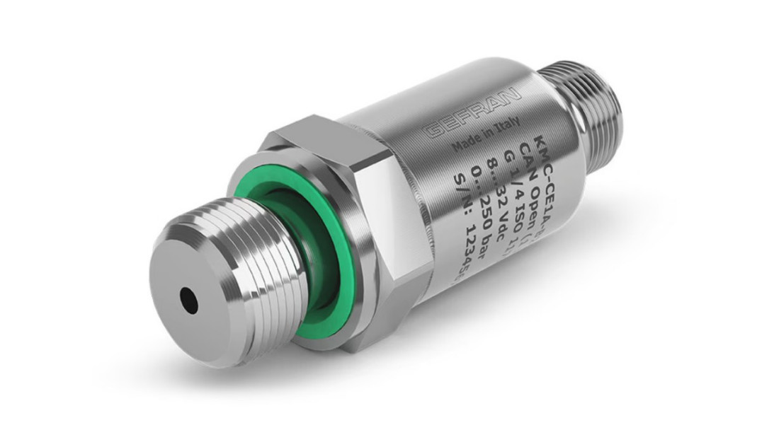 Czujniki ciśnienia do hydrauliki mobilnej z wyjściami cyfrowymi CANopen i SAE CAN J1939