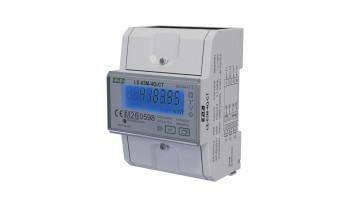 Trójfazowy licznik energii LE-03M-4Q-CT z certyfikatem MID i Modbus RTU