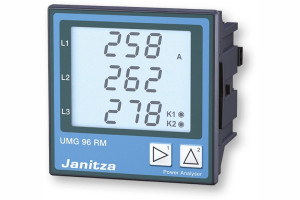 UMG 96RM-E - Uniwersalny analizator energii elektrycznej, dostęp przez WWW, Modbus TCP, LCD