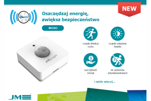 WS202 to sensor natężania światła oraz ruchu od MILESIGHT pracujący w sieci LoRaWan, pozwalający obniżyć zużycie energii i zwiększyć bezpieczeństwo