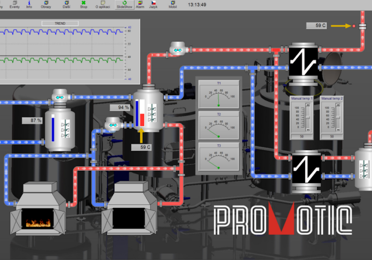 Promotic Program System SCADA nazwany PROMOTIC