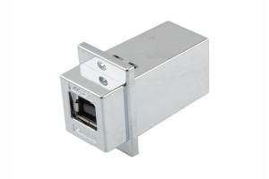 Gniazda panelowe USB 3.0 ECF o sile retencji 40...60 N