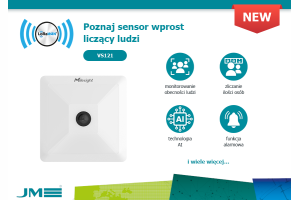 VS121 OD MILESIGHT – monitorowanie obecności ludzi i zliczanie osób w oparciu o AI, z zachowaniem pełnej anonimowości oraz transmisją danych w sieci LoRaWan