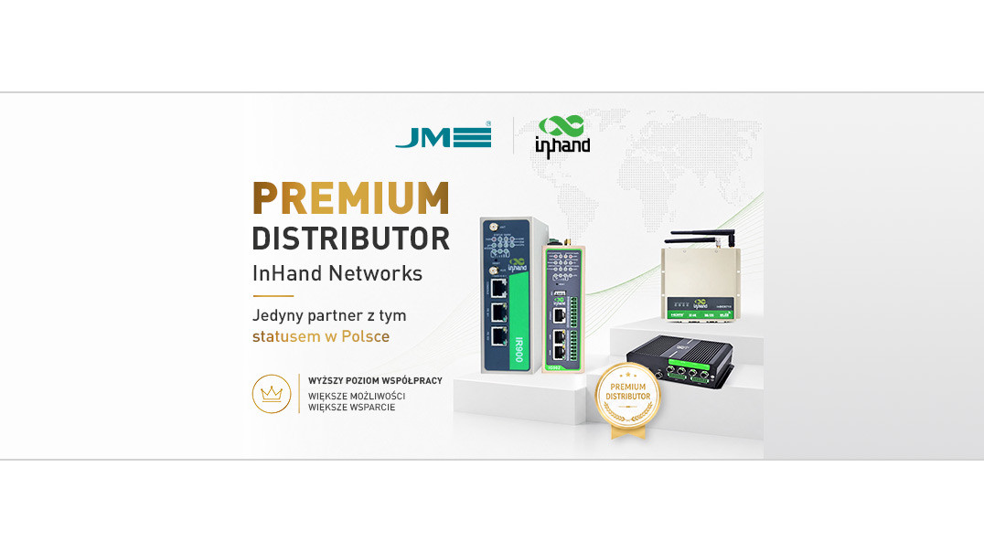 JM elektronik jedynym w Polsce dystrybutorem InHand Networks ze statusem Premium