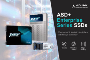 Dyski SSD ASD+ klasy Enterprise formatu SATA, M.2 M-Key i U.2 PCIe o pojemności do 30,72 TB