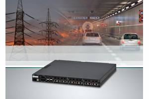 28-portowy switch Gigabit Ethernet z 4 portami uplink 10 Gbit i obsługą protokołu IEEE 1588