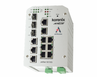 Niezawodna komunikacja Ethernet z wykorzystaniem zarządzalnych switchy przemysłowych marki Astraada