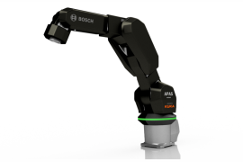 Firma Bosch Rexroth prezentuje współpracującego robota stworzonego  z wykorzystaniem technologii KUKA