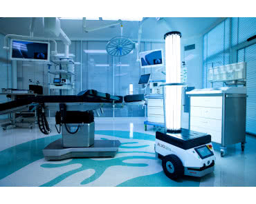 ALVO® Ultra V-bot – mobilny robot dezynfekujący UV-C