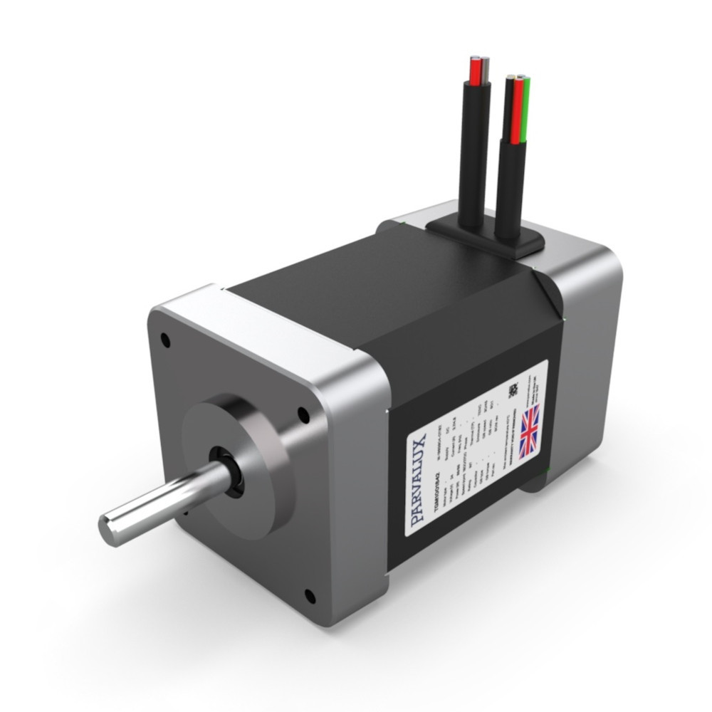 Silnik BLDC o mocy znamionowej 42 W przy wymiarach 67 x 42 x 42 mm