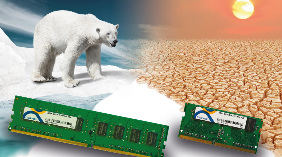 Moduły pamięci DDR4 4...32 GB do zastosowań na płytach głównych komputerów przemysłowych