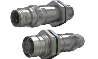 Adapter Ethernet M12 D-coded do kamer CCTV w taborze kolejowym