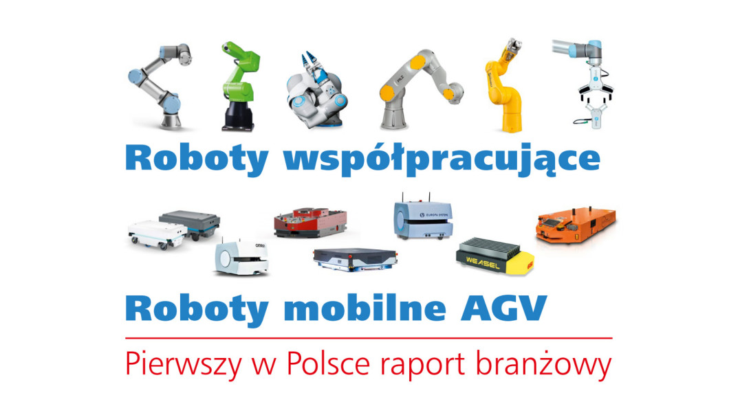 Roboty współpracujące i mobilne roboty AGV