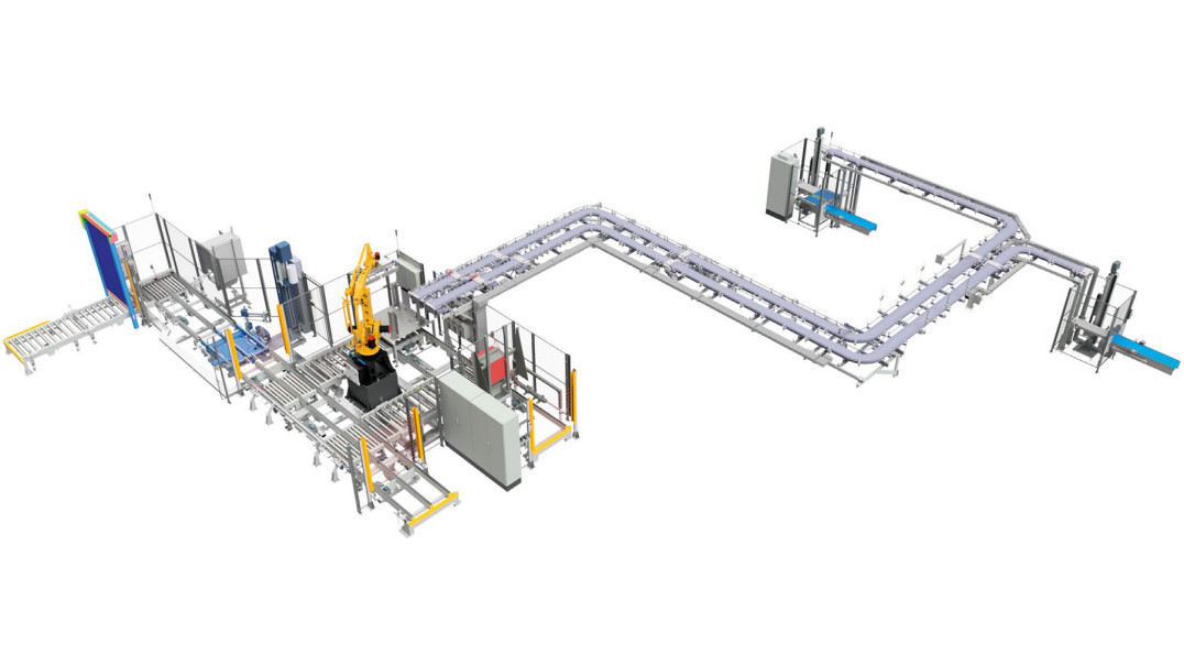 Automatyczna paletyzacja w branży spożywczej z wykorzystaniem systemu VarioFlow 320