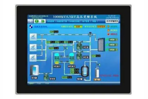 Dotykowy panel operatorski TPC-2101L wyposażony w system operacyjny Windows 10