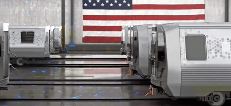 Hitachi zbuduje w USA fabrykę wagonów metra 