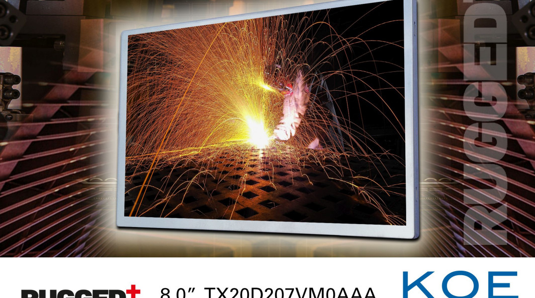 8-calowy wyświetlacz WXGA TFT do pracy w ciężkich warunkach przemysłowych