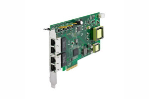 2- i 4-portowe karty PCIe Gigabit Ethernet PoE z izolacją do 2250 V