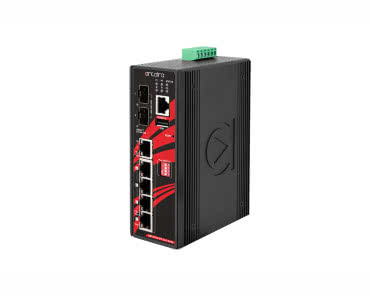 7-portowe switche zarządzalne Gigabit Ethernet z obsługą standardu zasilania PoE 802.3bt
