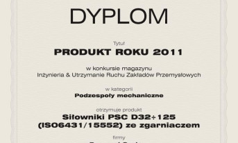 Produkt Roku 2011 dla siłownika PSC- nagrody wręczone