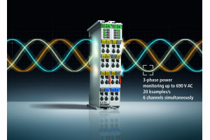 Terminal EtherCAT do precyzyjnego monitorowania napięcia w sieciach 3-fazowych