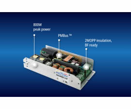 600-watowy zasilacz sieciowy RACM600-L w nowych wersjach o napięciu wyjściowym 12 VDC i 48 VDC