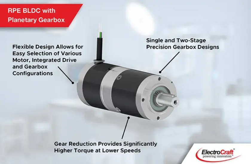 Tanie silniki BLDC o momencie obrotowym 0,1...2,5 Nm i wielu opcjach konfiguracyjnych