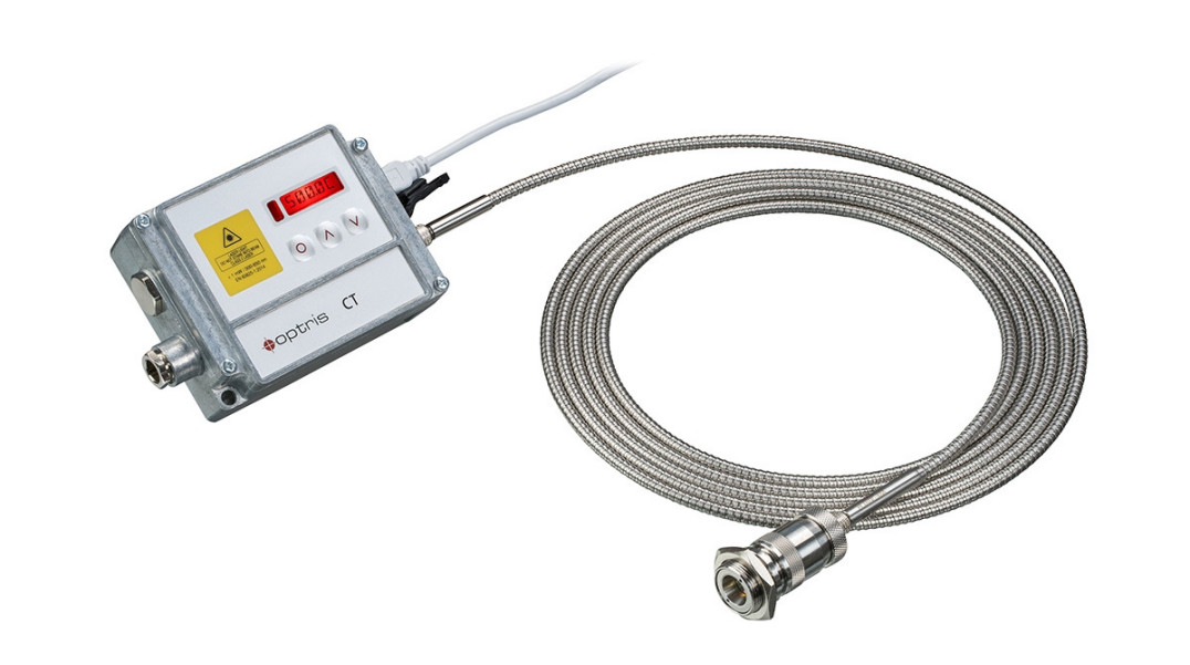 Pirometr dwubarwowy na zakres pomiarowy do 3000°C dla przemysłu metalurgicznego