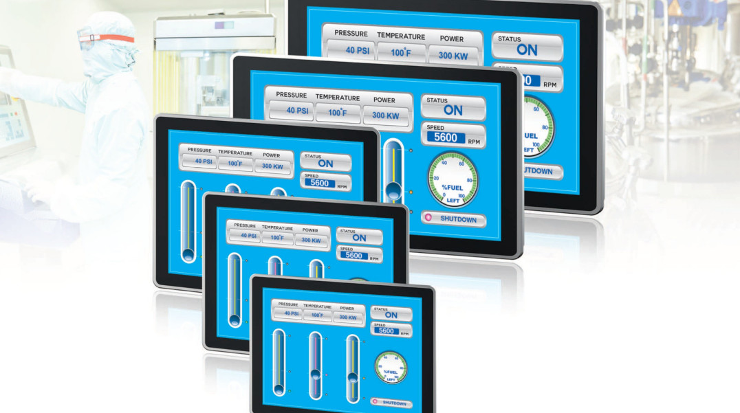 Wyświetlacze przemysłowe do pracy przy silnym oświetleniu zewnętrznym