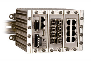 EN50121-4 SUPER wydajny 18-portowy przełącznik - RFI-18-F8 (10 x 10/100/BaseTX, 8 x SFP 100Mbit)