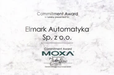 Moxa doceniła Elmark 