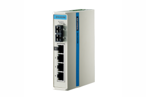 EKI-3525M - przemysłowy switch z wielomodowym portem światłowodowym w technologii Green Ethernet