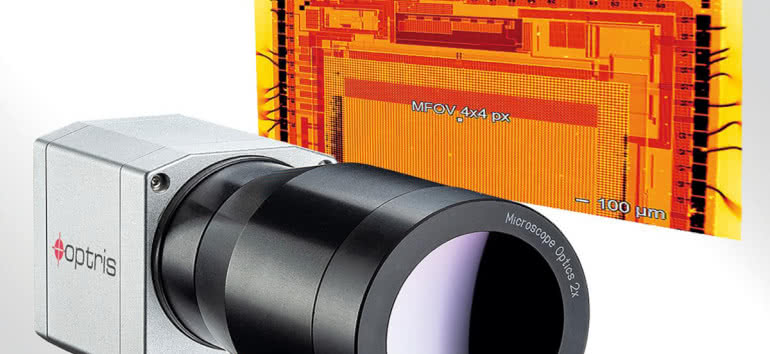 Kamera termowizyjna PI 640i z nową optyką mikroskopową 