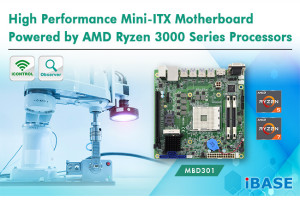 Przemysłowa płyta główna Mini-ITX do mikroprocesorów serii AMD Ryzen 3000