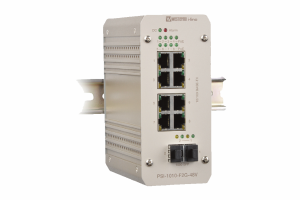 Westermo - Przełącznik wyposażony w osiem portów PoE i dwa światłowodowe porty gigabitowe typu SFP - PSI-1010-F2G