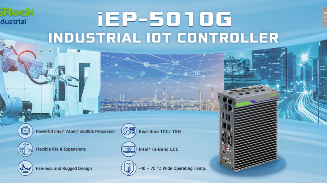Seria przemysłowych kontrolerów IoT iEP-5010G z mikroprocesorami Atom x6000E