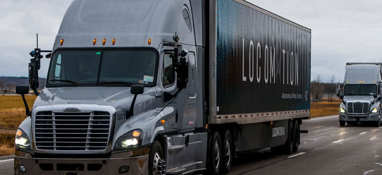Locomation wprowadzi autonomiczne ciężarówki jeżdżące w konwoju 