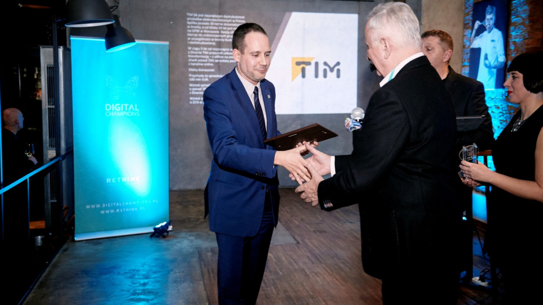 TIM z nagrodą za cyfrową transformację